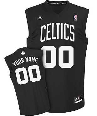 Men & Youth Customized Boston Celtics Black Fashion Jersey->customized nba jersey->Custom Jersey